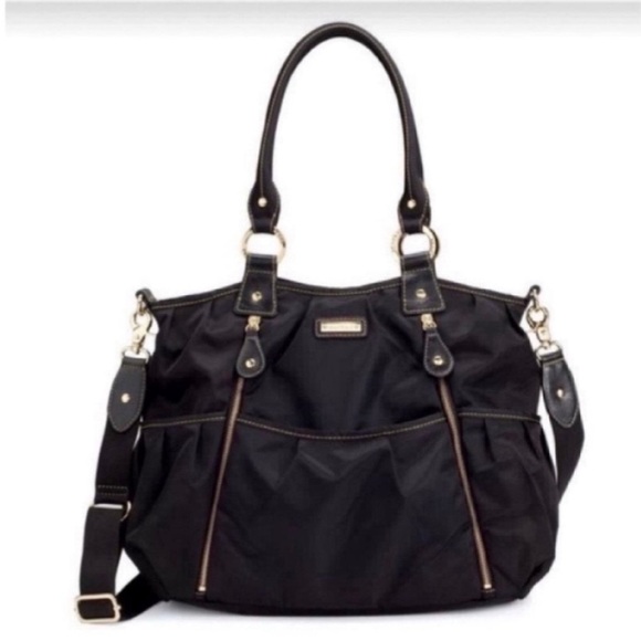 Storksak Handbags - Storksak Bag Olivia Baby Bag Diaper Bag Black